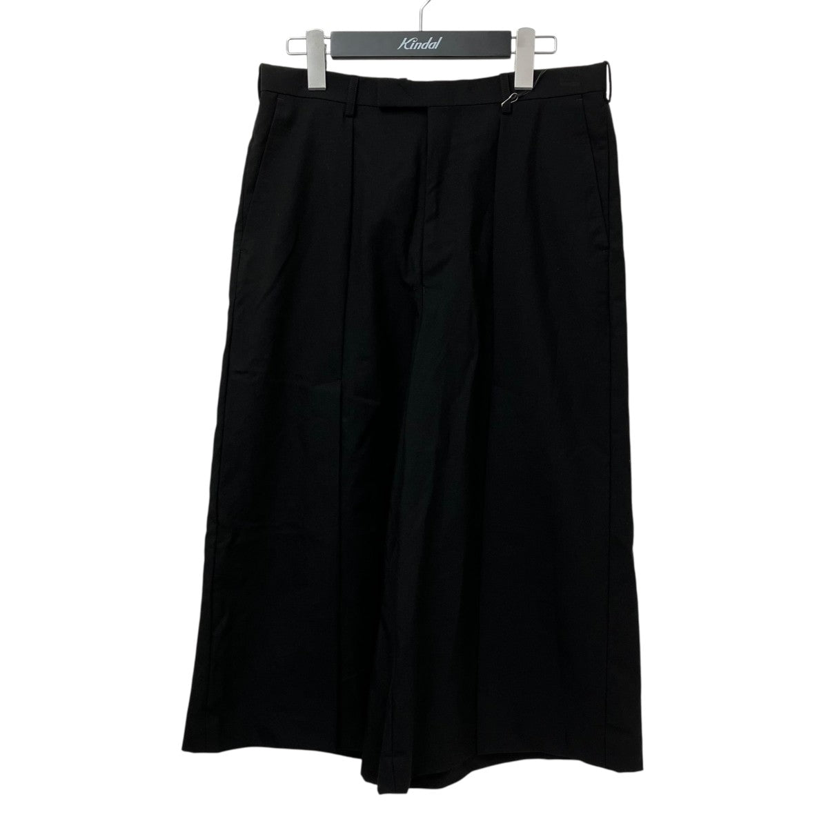 WOOL GABARDINE FRONT VENTS CROPPED PANTSハーフパンツ2126-558