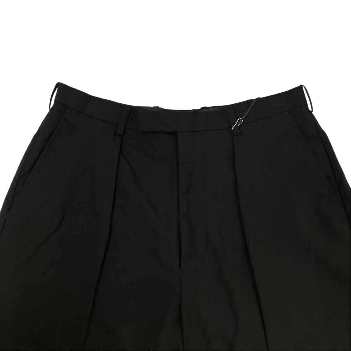 WOOL GABARDINE FRONT VENTS CROPPED PANTSハーフパンツ2126-558