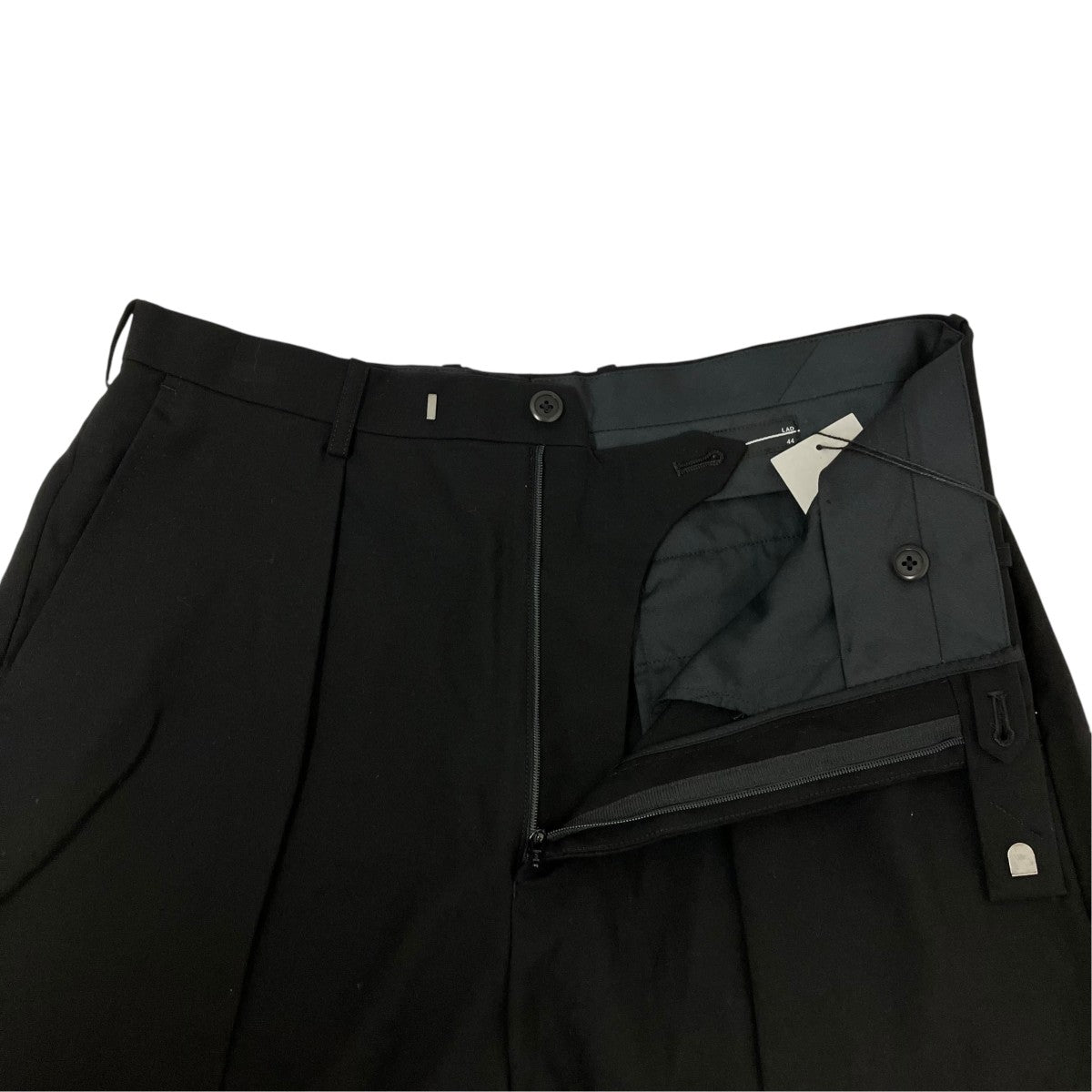WOOL GABARDINE FRONT VENTS CROPPED PANTSハーフパンツ2126-558