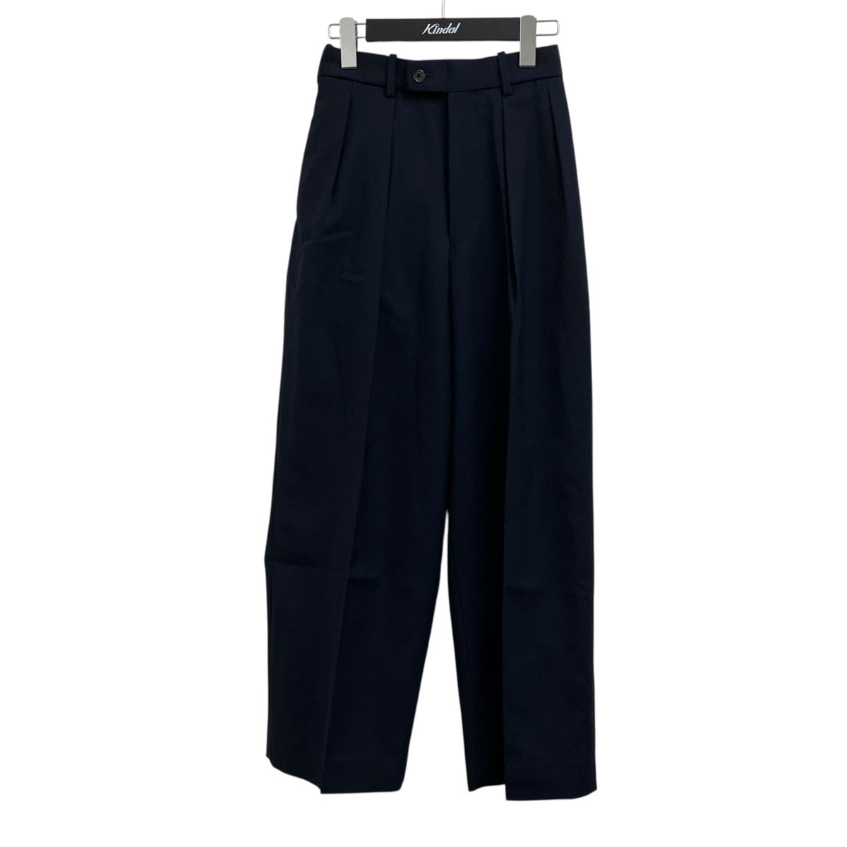 DOUBLE PLEATED TROUSERS ORGANIC WOOL SURVIVAL CLOTHパンツA23C-04PT02C