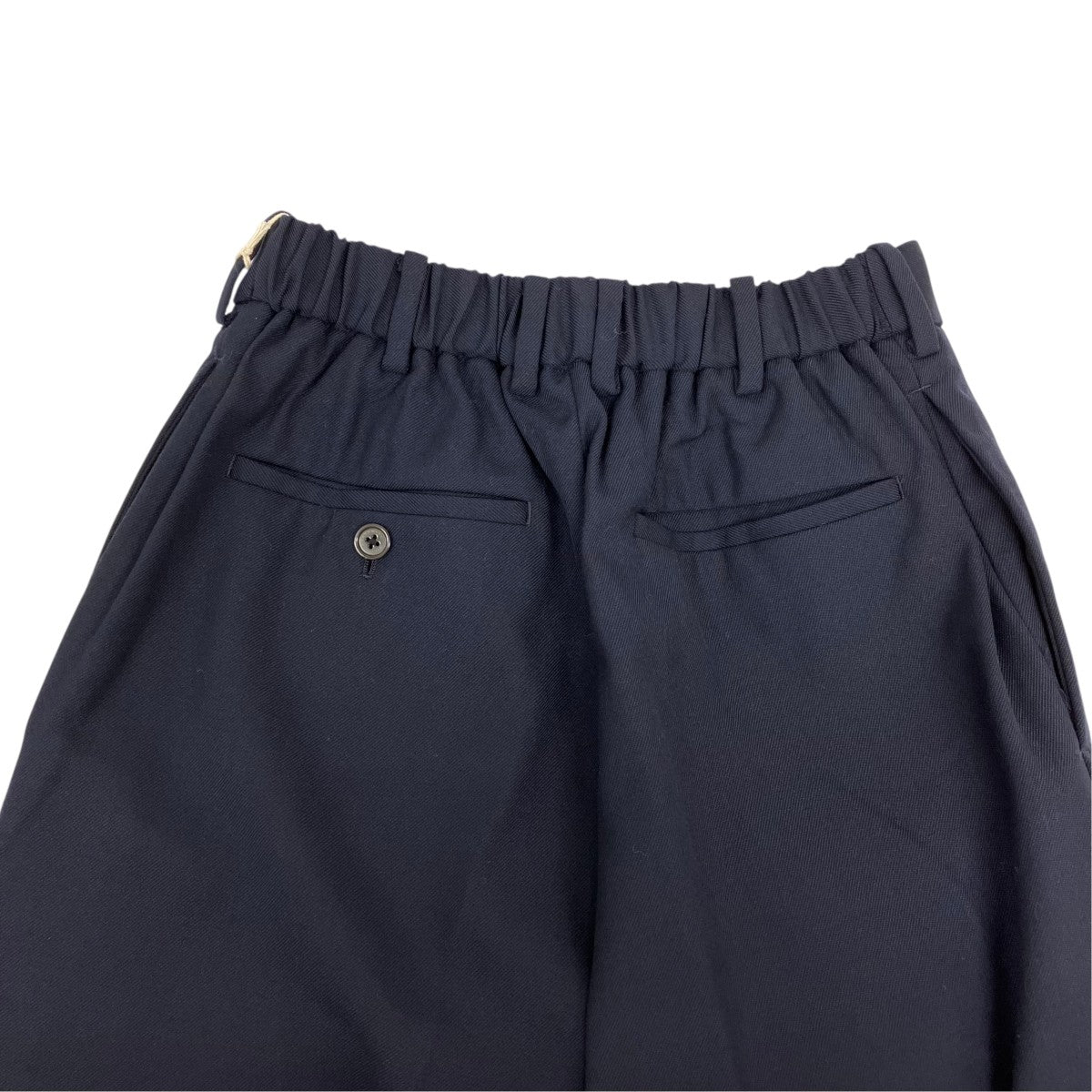 DOUBLE PLEATED TROUSERS ORGANIC WOOL SURVIVAL CLOTHパンツA23C-04PT02C