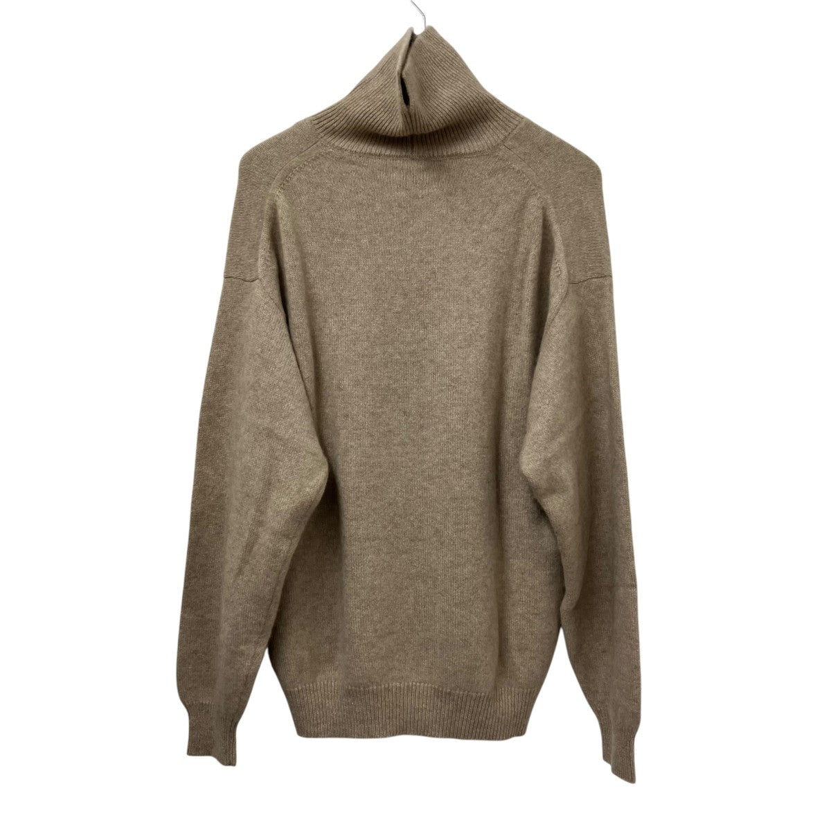 PURE CASHMERE KNIT OFF-TURTLE NECK PULLOVERニットGL90201