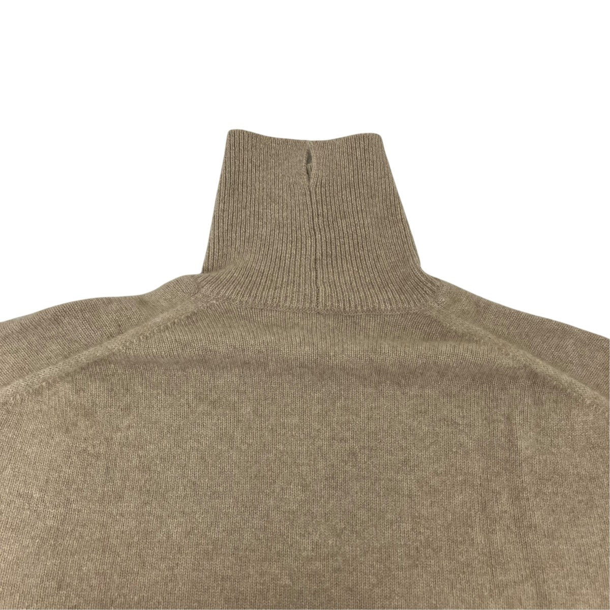 PURE CASHMERE KNIT OFF-TURTLE NECK PULLOVERニットGL90201