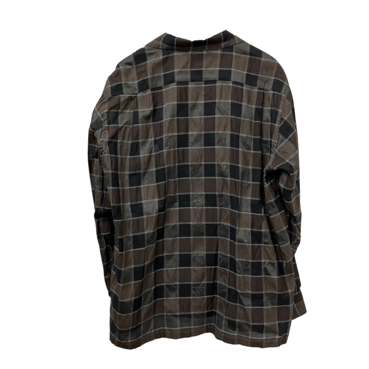 25SSCOTTON SILK TYPE A OPEN COLLAR L S SHIRTSオープンカラーシャツ25SCS01A