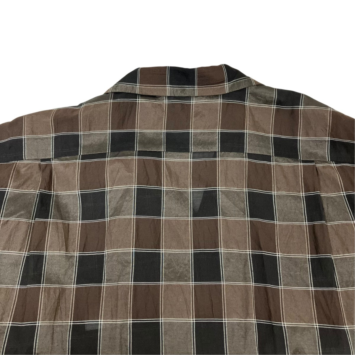 25SSCOTTON SILK TYPE A OPEN COLLAR L S SHIRTSオープンカラーシャツ25SCS01A