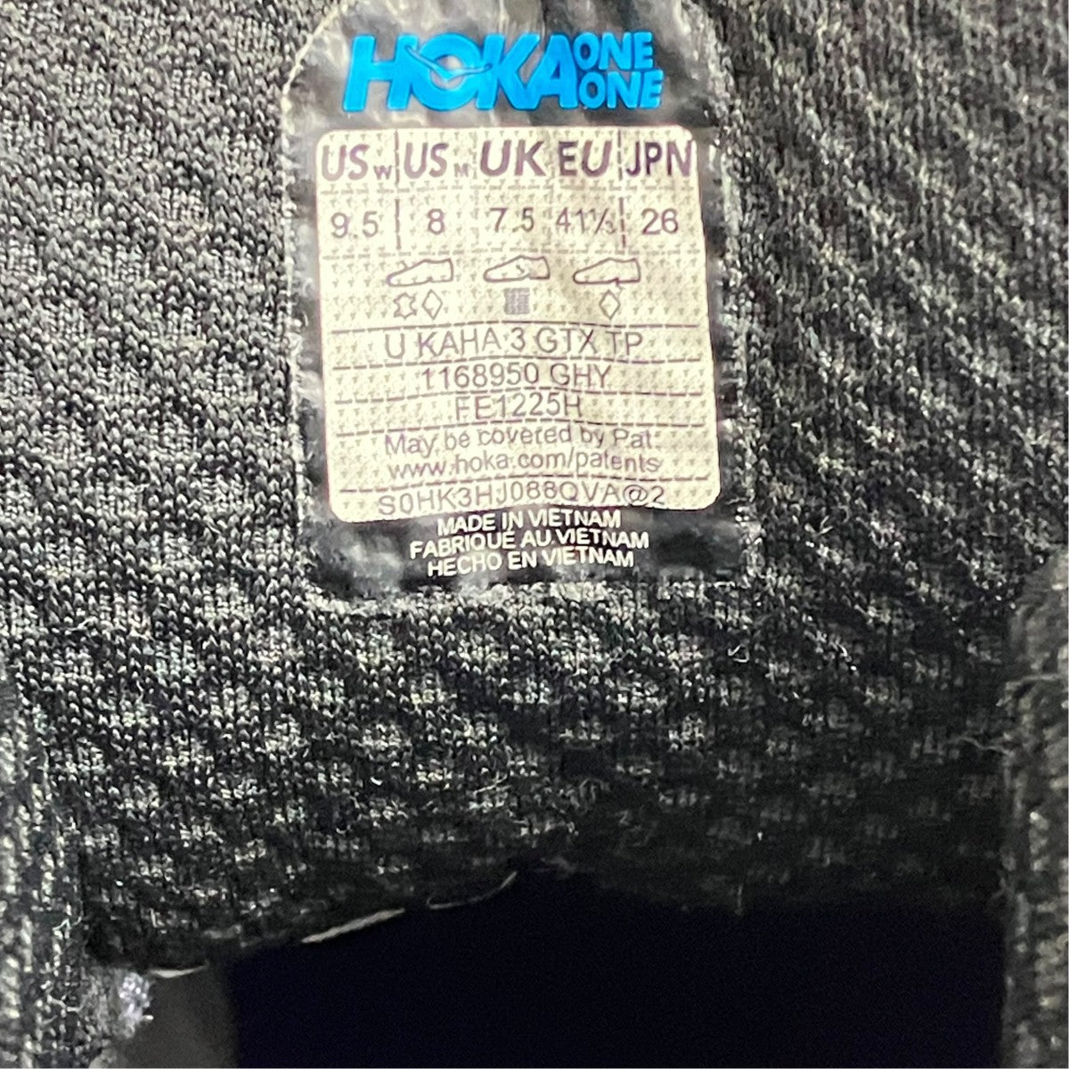 HOKAONEONE KAHA 3 GTX TP GORE-TEXハイカットスニーカー1168950 古着・中古-9枚目のアイテム画像
