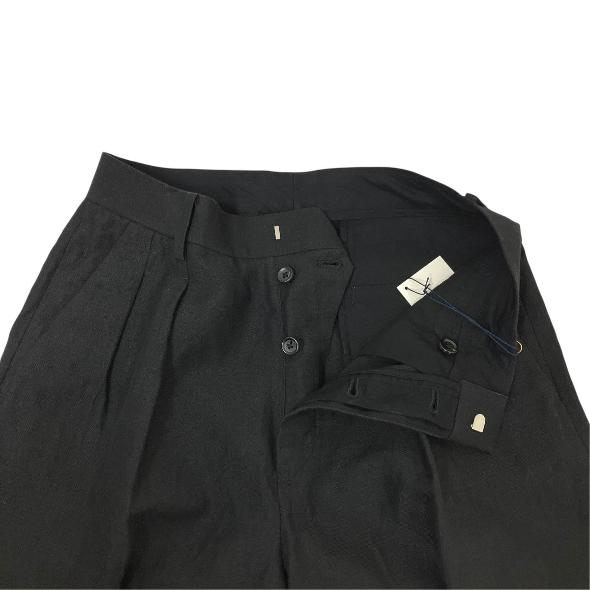 スラックスNEP-SS2503M Li 2tuck Wide Tapered Trousers