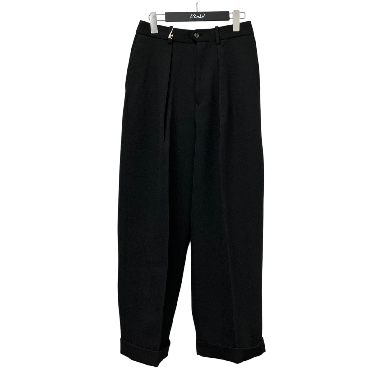 PLEATED WIDE TROUSERS ORGANIC WOOL TAXEED CLOTHウールスラックスA22C-11PT01C