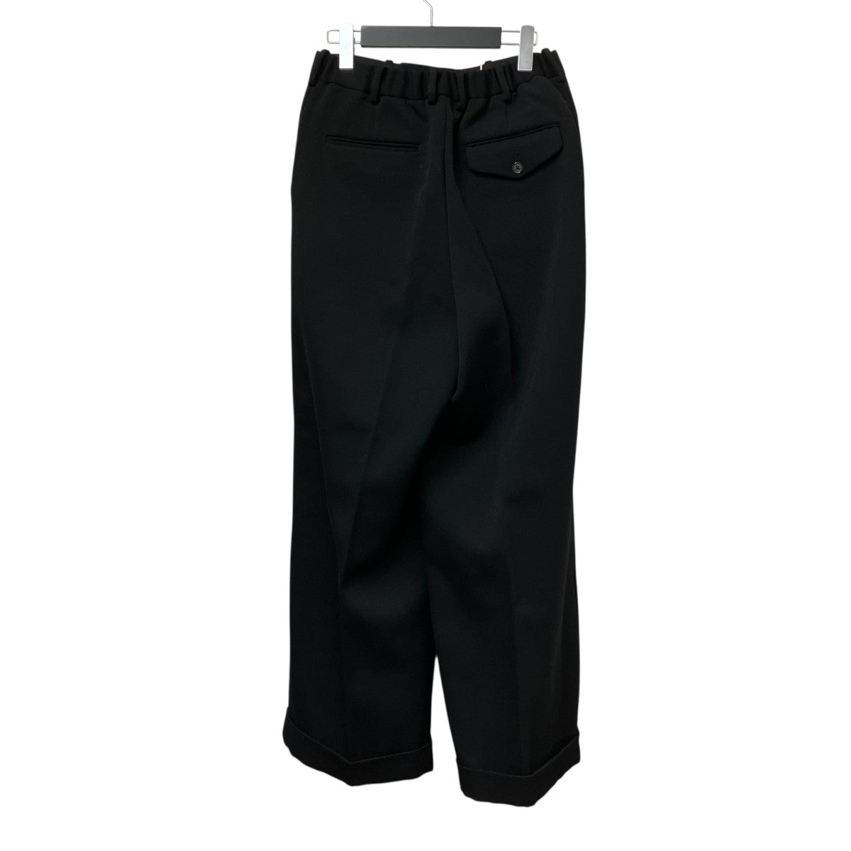 PLEATED WIDE TROUSERS ORGANIC WOOL TAXEED CLOTHウールスラックスA22C-11PT01C