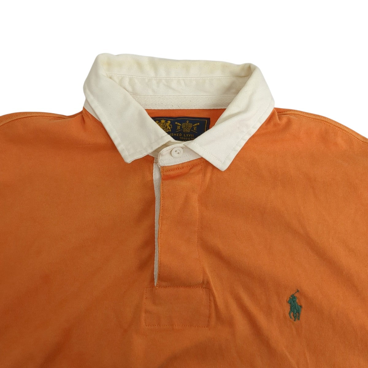 POLO RALPH LAUREN(ポロラルフローレン) ラガーシャツ オレンジ サイズ