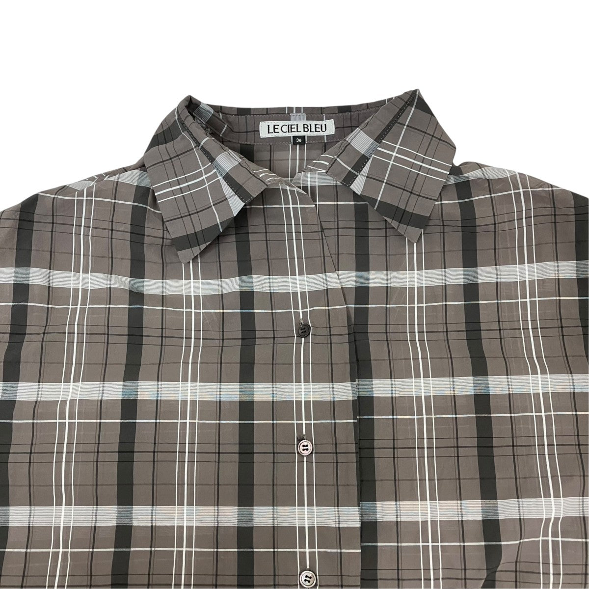Sheer Plaid Shirtチェックシャツ28A63204