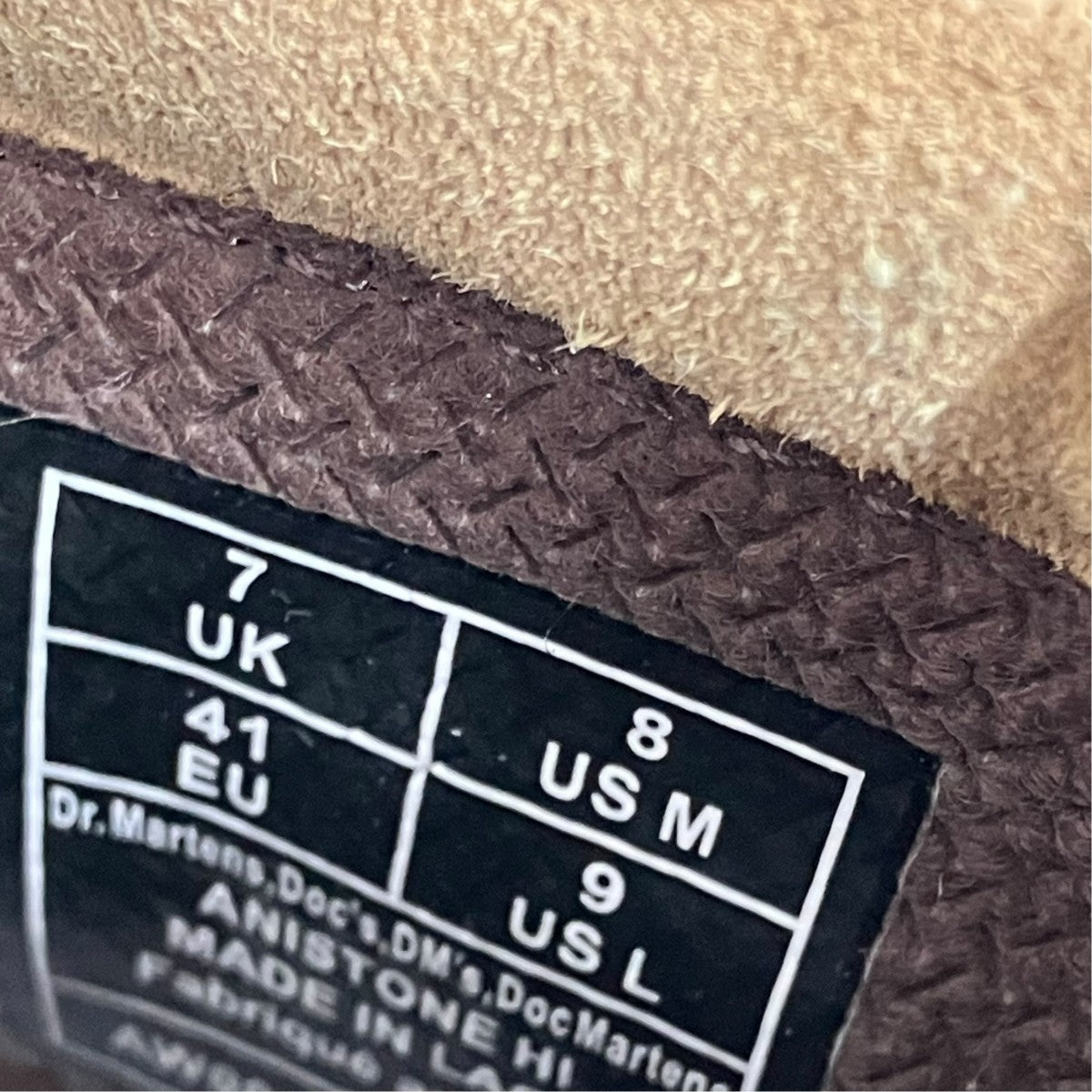 Dr．Martens ブーツ42588200 ANISTONE HI 古着・中古-8枚目のアイテム画像