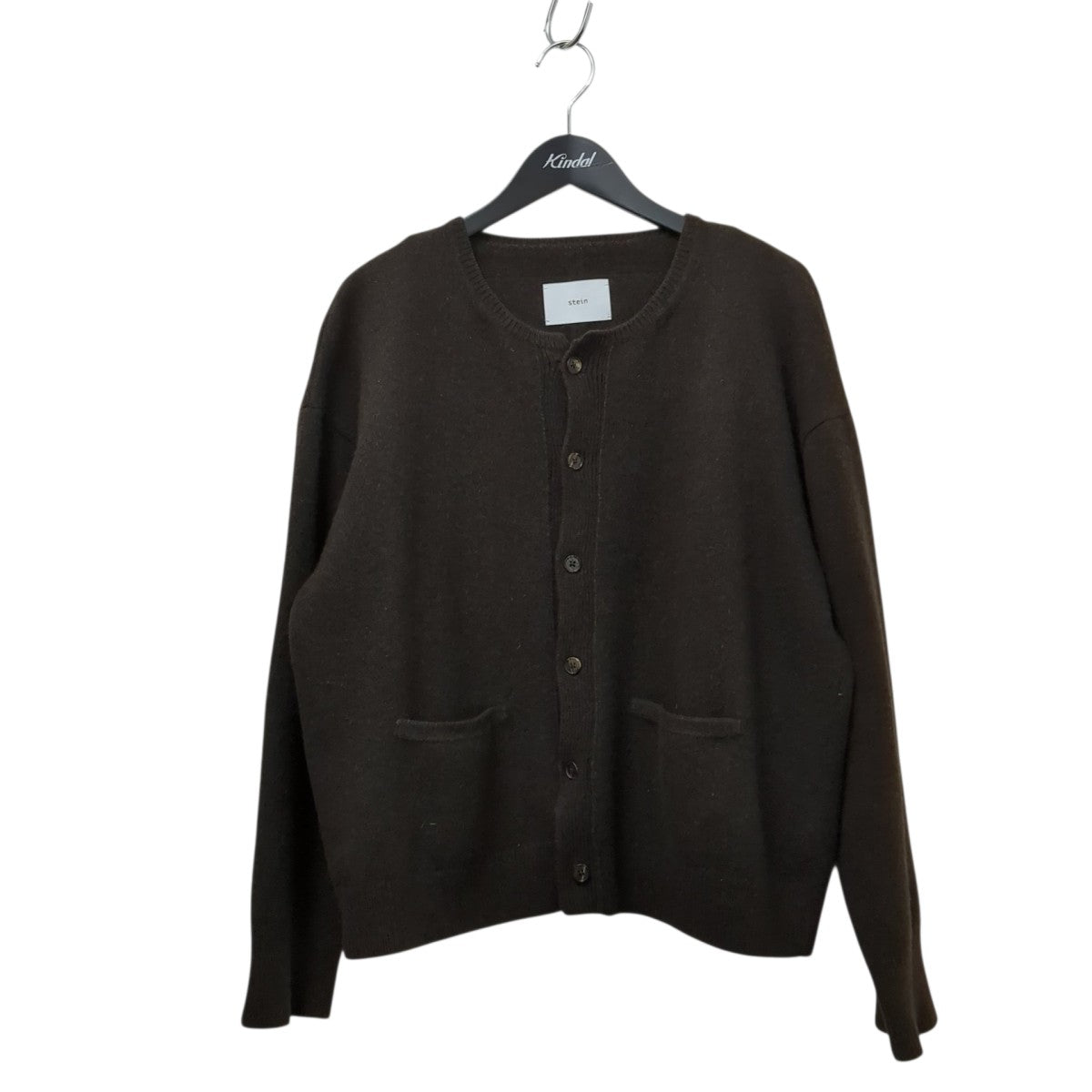 21AWセーターST313 CASHMERE 'WITH A NECK' CARDIGAN