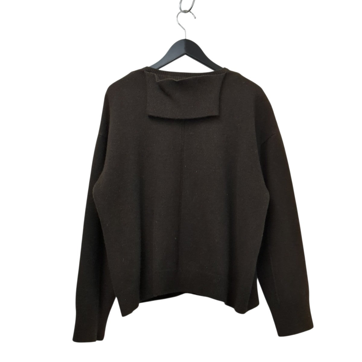 21AWセーターST313 CASHMERE 'WITH A NECK' CARDIGAN