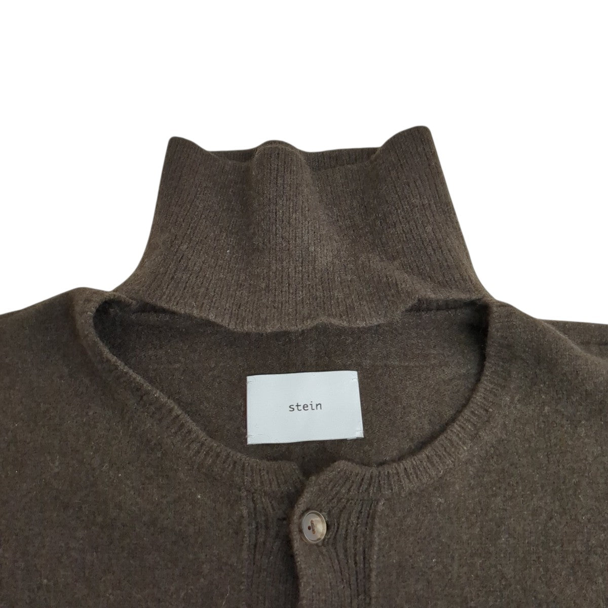21AWセーターST313 CASHMERE 'WITH A NECK' CARDIGAN