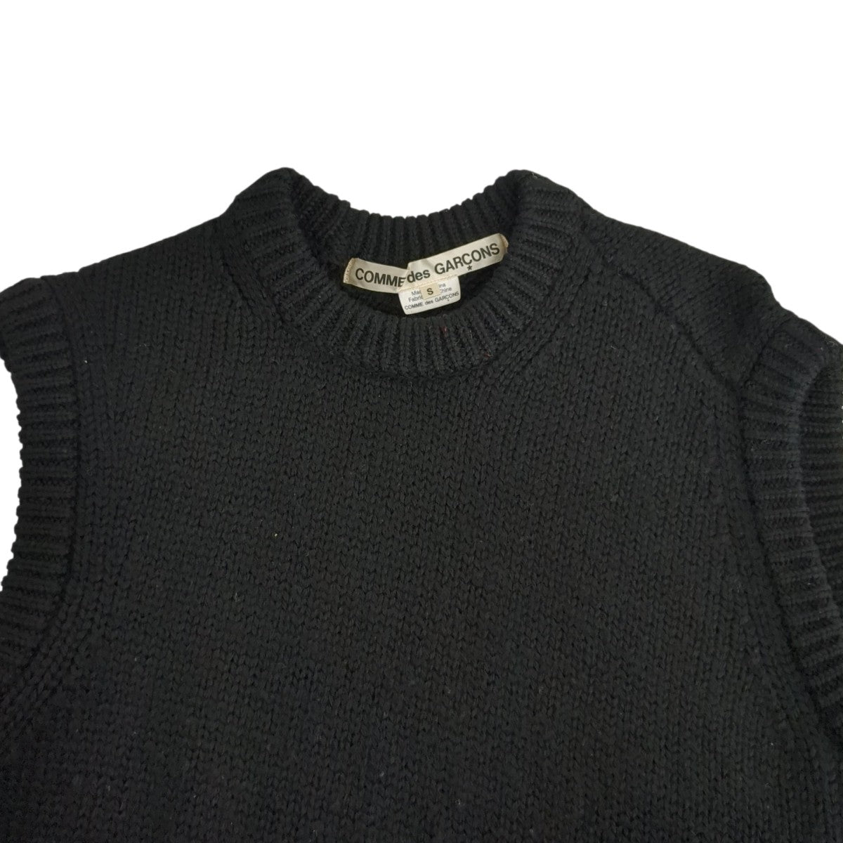 COMME des GARCONS AD2023ニットベストGL-N012 古着・中古-3枚目のアイテム画像