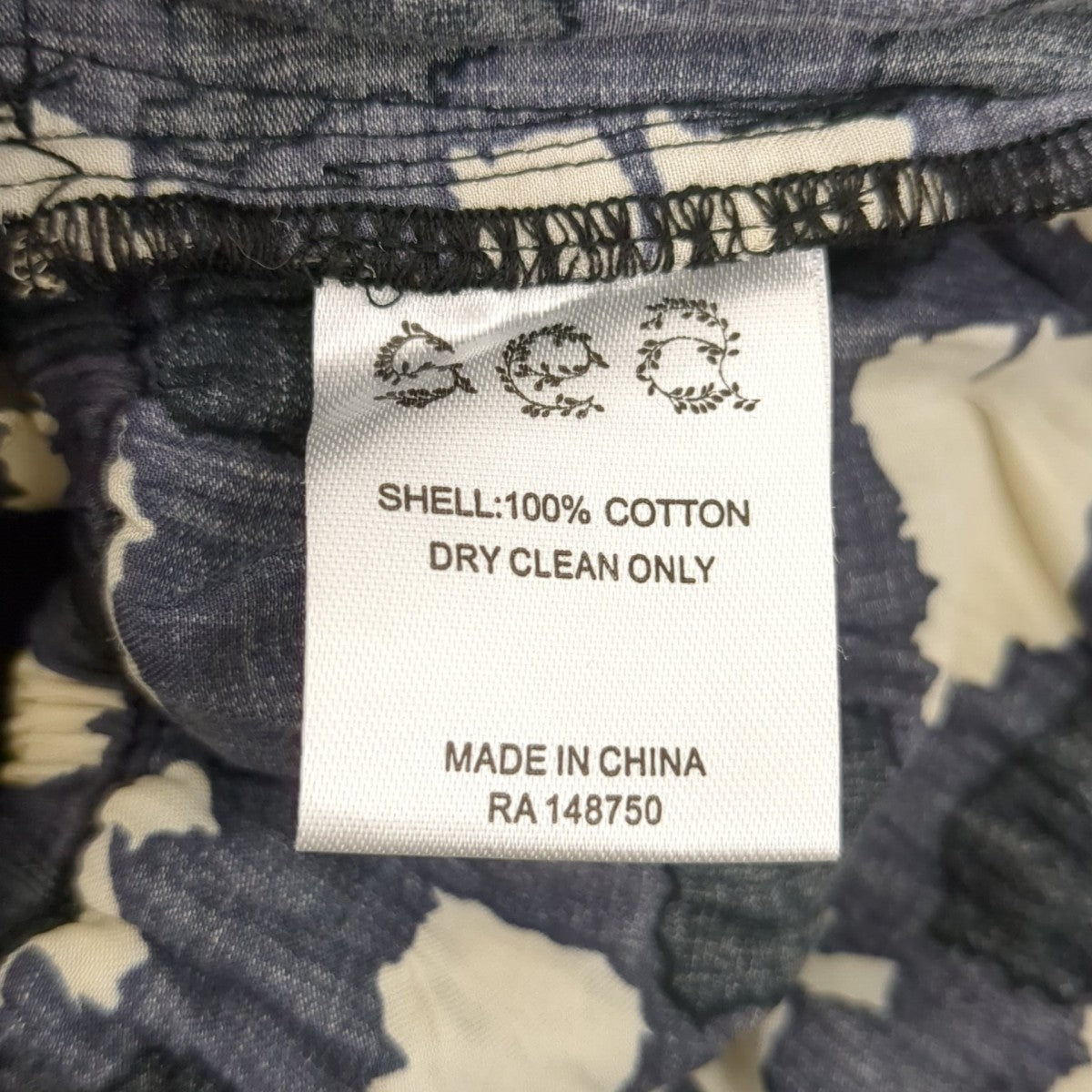 GINGHAM PUFF SLV SMOCKED DRESSワンピースAW22-104