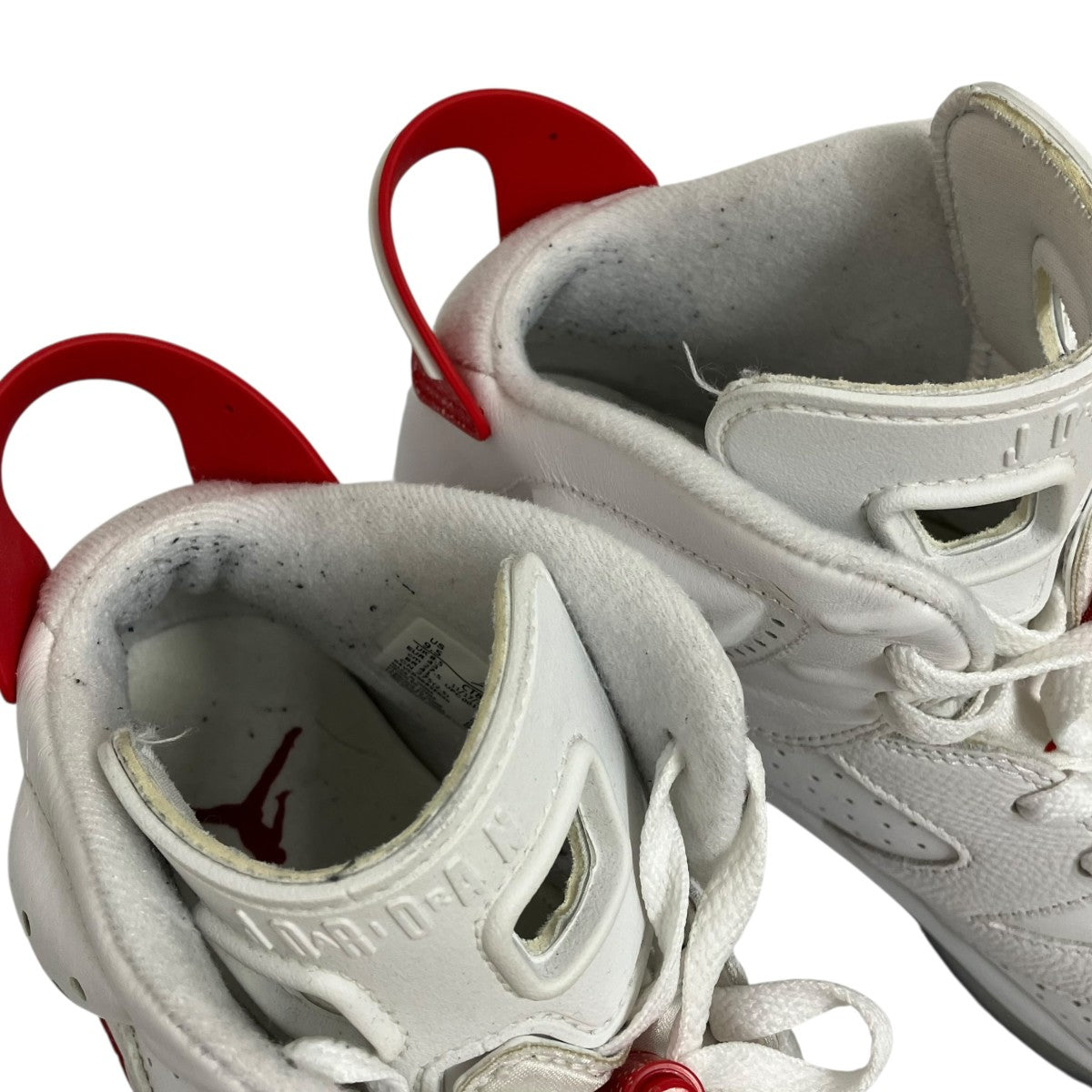Air Jordan 6 White and UniversityハイカットスニーカーCT8529-162