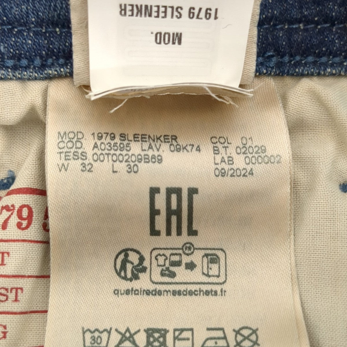 デニムパンツ1979SLEENKER