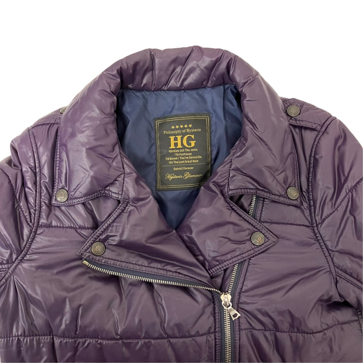 Hysteric Glamour ダブルライダースジャケット2AB-6560 古着・中古-4枚目のアイテム画像