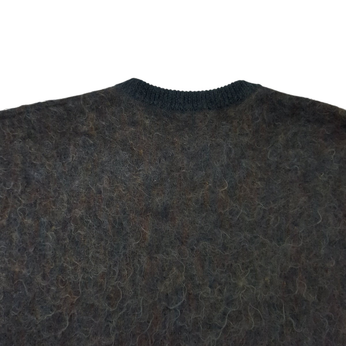 ニットYK23FW0579S 3COLOR JACQUARD MOHAIR SWEATER
