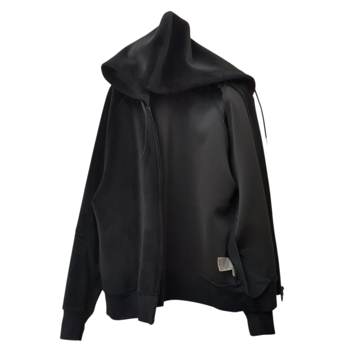 Y-3 U SQUARE VELVET SPACER FULL-ZIP HOODIEジップパーカーHB3341 古着・中古-2枚目のアイテム画像