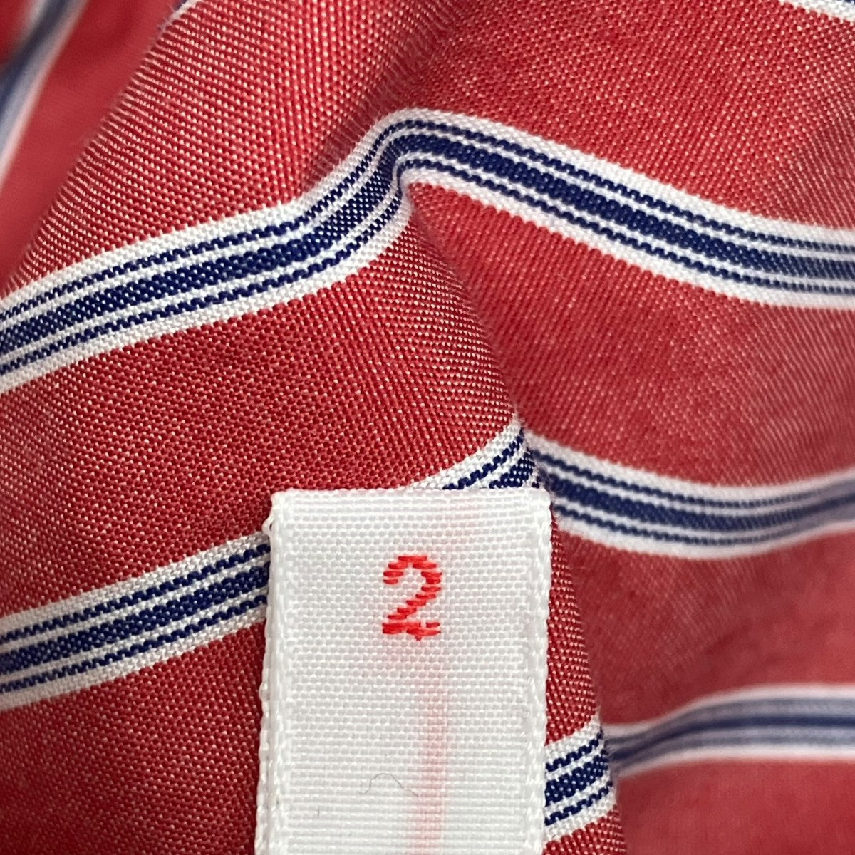 LES SIX ストライプシャツtjugo-fyra-6-ds 古着・中古-8枚目のアイテム画像
