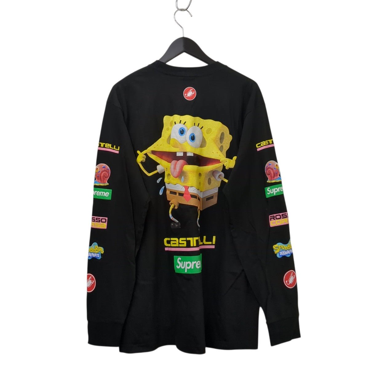 Supreme×SPONGEBOB 25SSCastelli Racing TeeロングスリーブTシャツ
