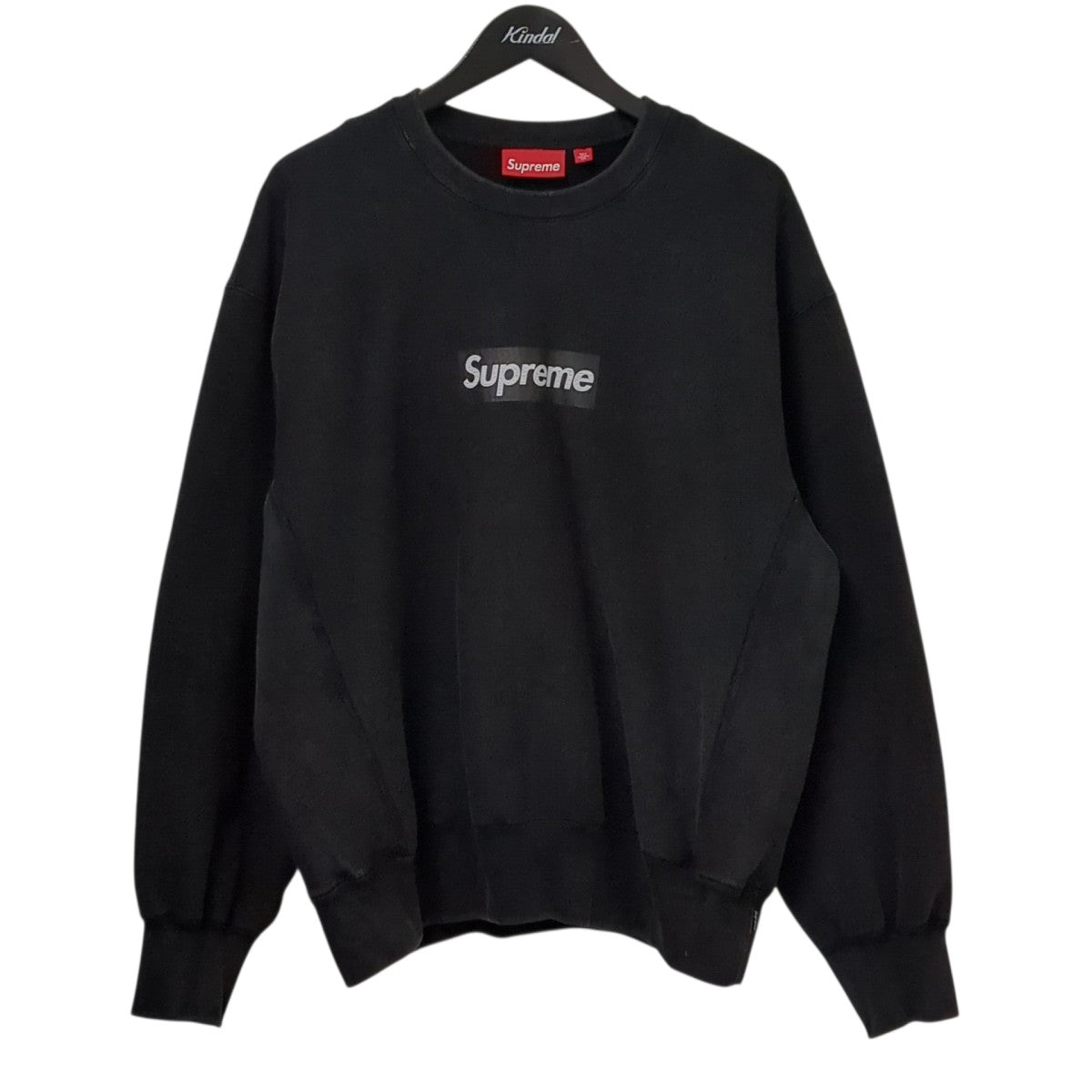 Supreme 25SSWashed Box Logo Crewneckスウェット