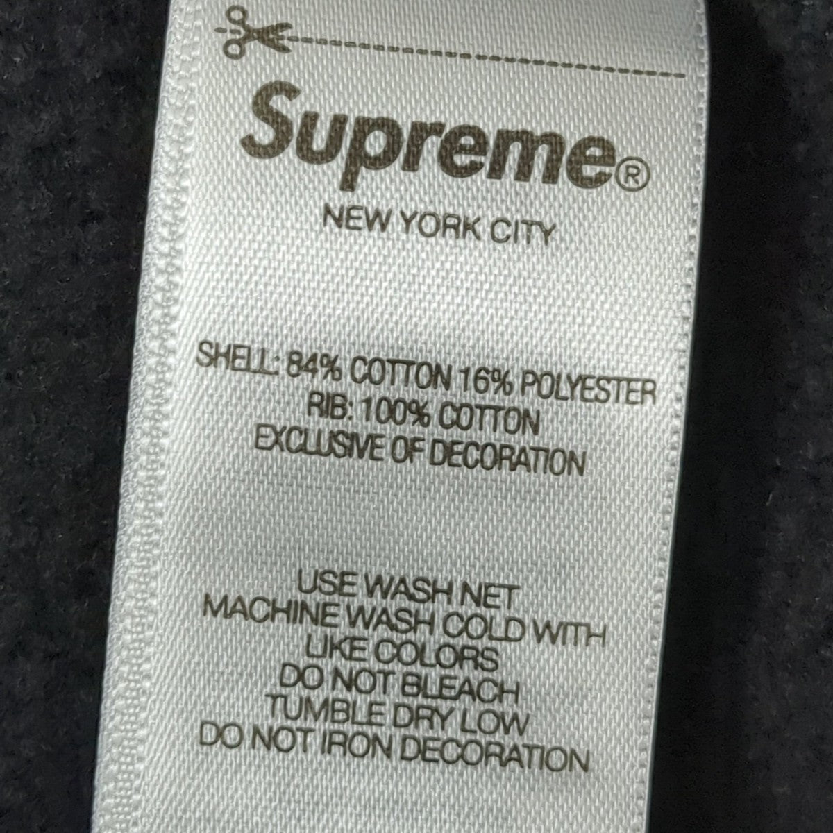 25SSWashed Box Logo Crewneckスウェット