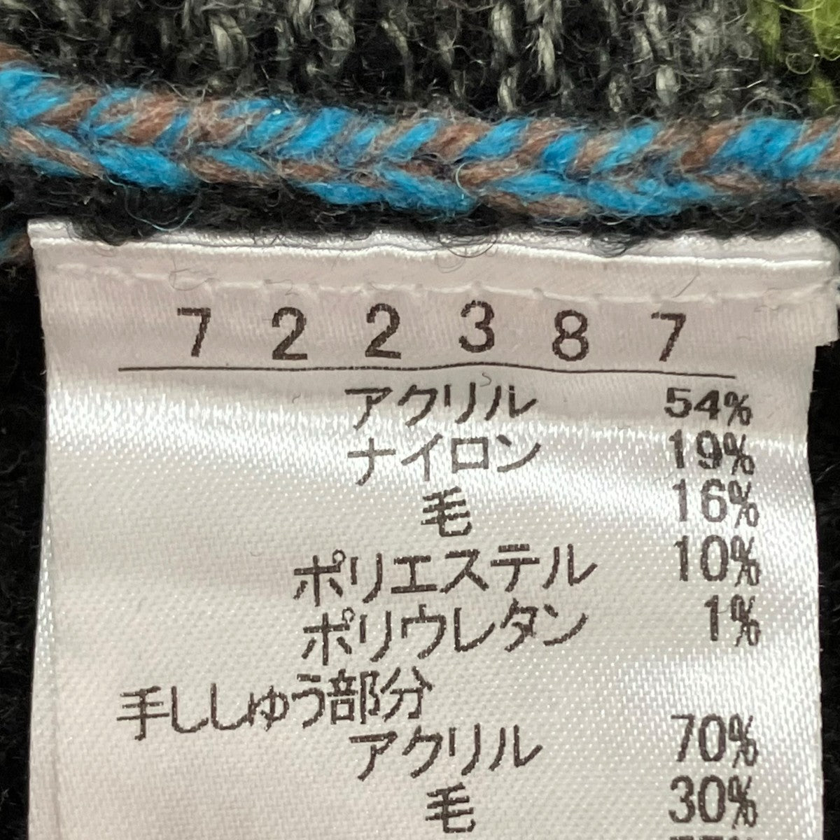 OLLEBOREBLA ニット722387 古着・中古-7枚目のアイテム画像