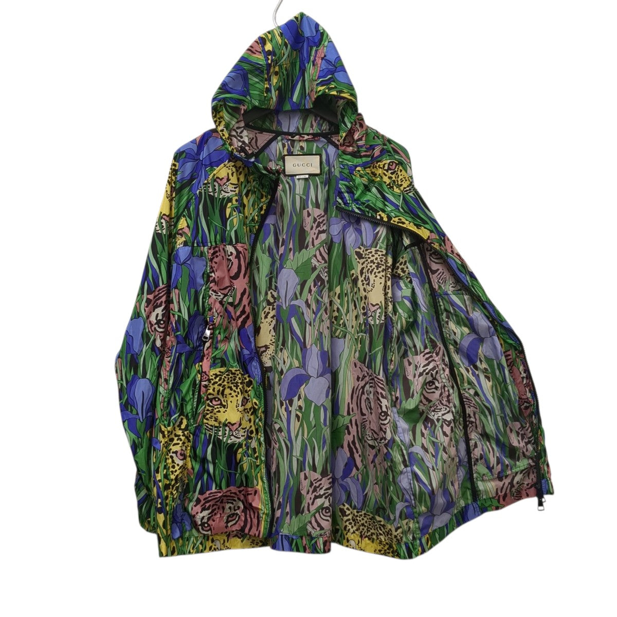 GUCCI(グッチ) ナイロンパーカー576968 576968 マルチカラー サイズ 38 GUCCI(グッチ) ナイロンパーカー576968 576968 マルチカラー サイズ 38
