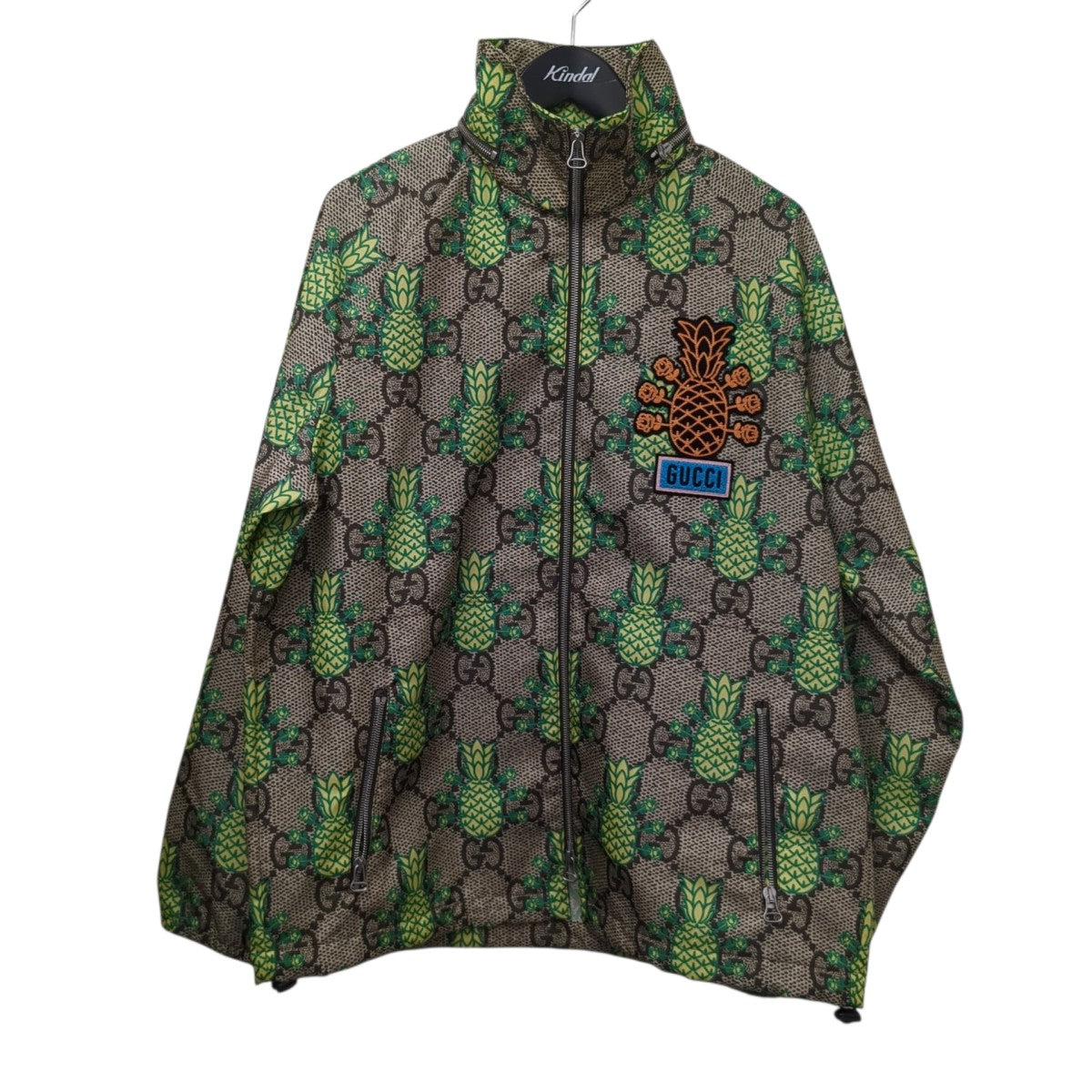 22SSGG Pineapple Print Jacketナイロンジャケット672807