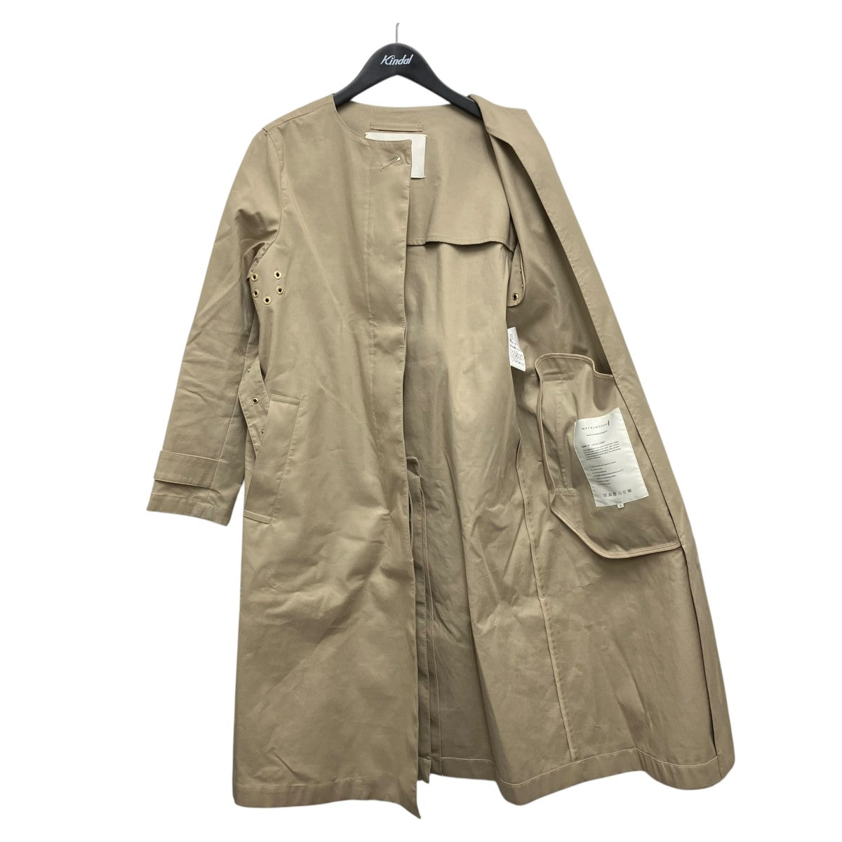 MACKINTOSH ノーカラーコートLM-1032B 古着・中古-3枚目のアイテム画像