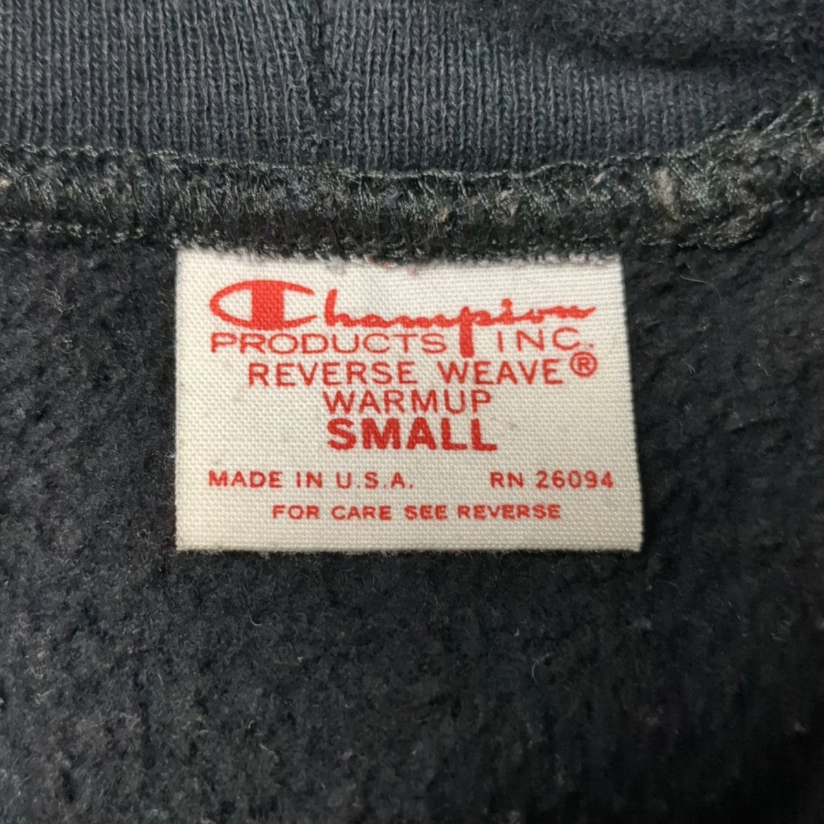 Champion REVERSE WEAVE 赤タグ70S 復刻ジップパーカー26094 古着・中古-8枚目のアイテム画像