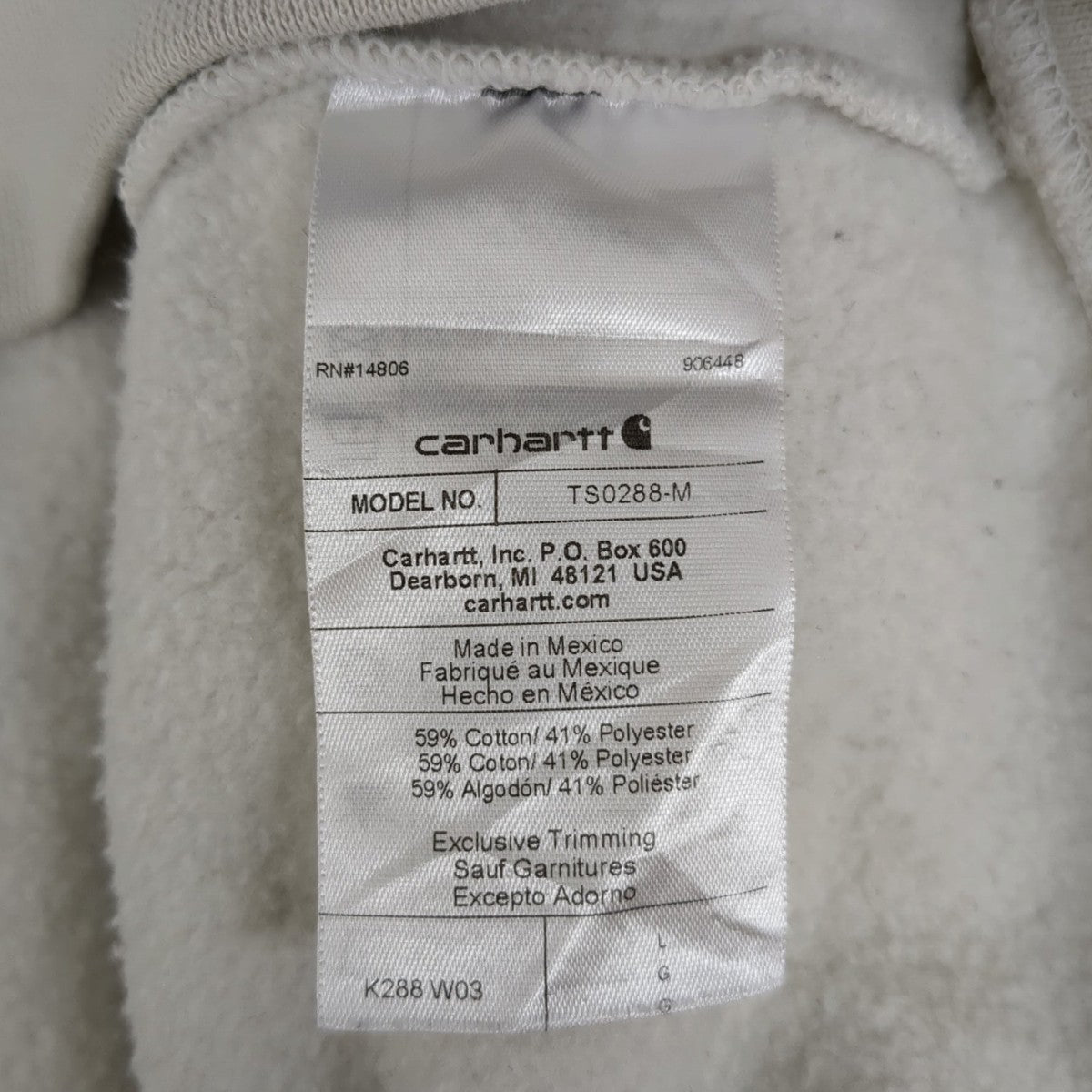 CarHartt パーカー 古着・中古-10枚目のアイテム画像