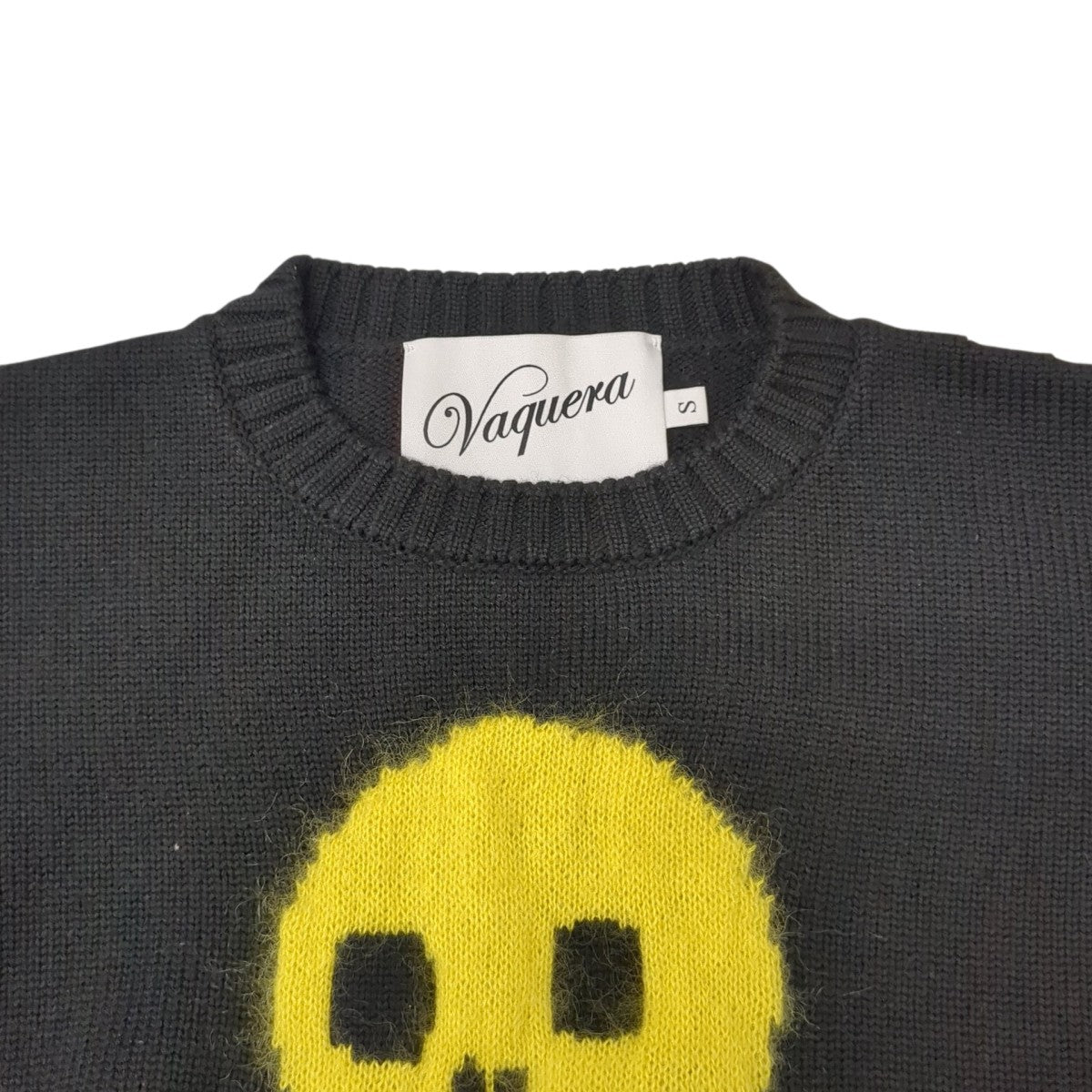 vaquera KULL AND CROSSBONES SWEATER KNITセーターVAQ04N002 古着・中古-3枚目のアイテム画像