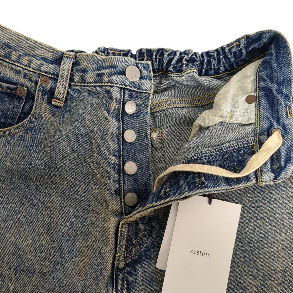 ssstein TWIST SEAM BAGGY VINTAGE DENIM JEANSデニムパンツST.1074 古着・中古-4枚目のアイテム画像