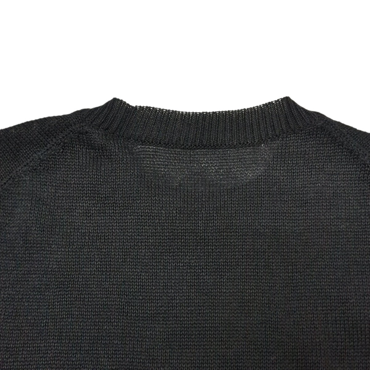 COMOLI 26SSリネン クルーネックニットセーターD01-06014 古着・中古-4枚目のアイテム画像