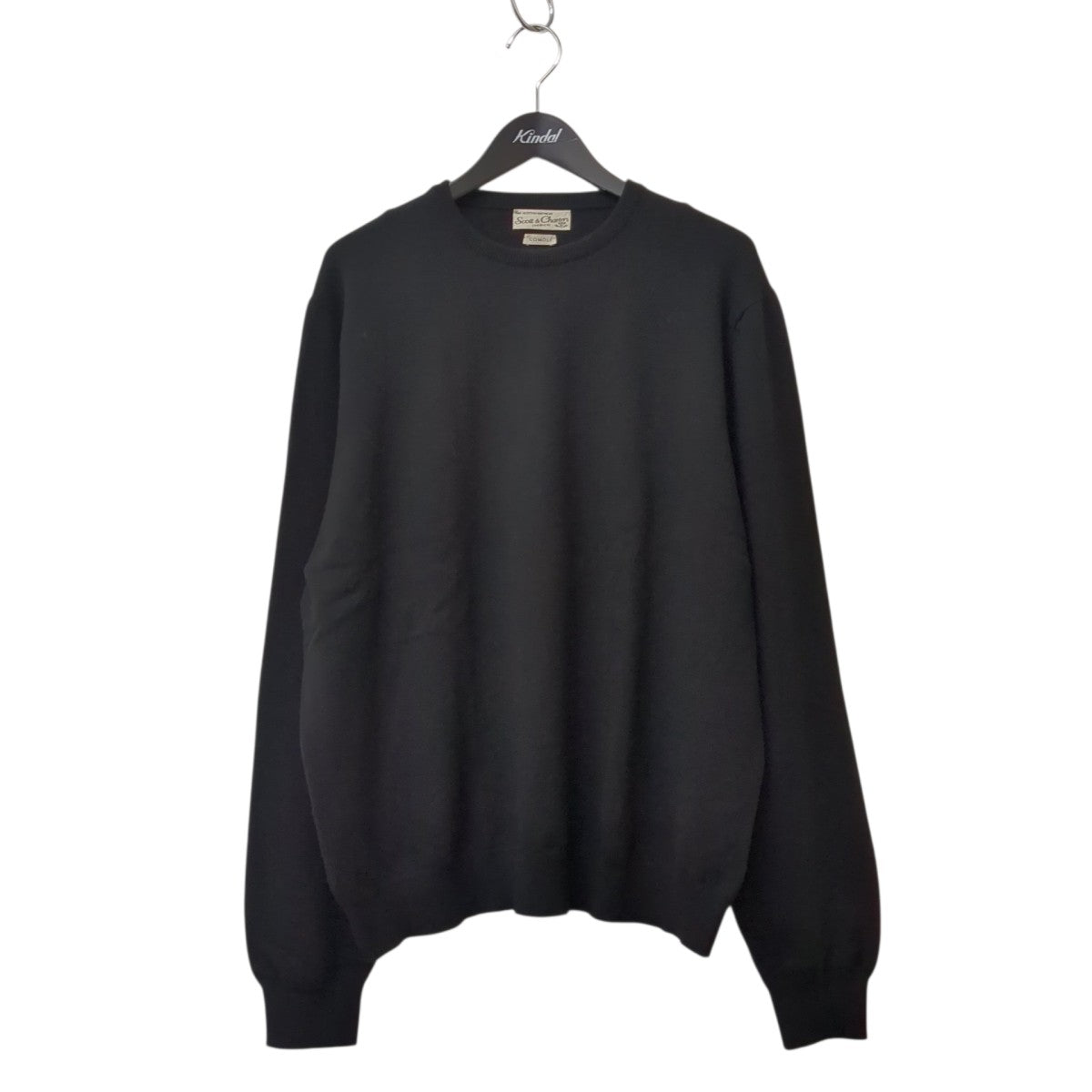 COMOLI×Scott ＆ Charters 24AWクルーネックニットセーターA03-06007 古着・中古-1枚目のアイテム画像