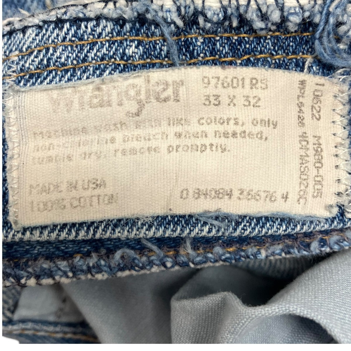Wrangler 90’sデニムパンツ97601RS 古着・中古-9枚目のアイテム画像