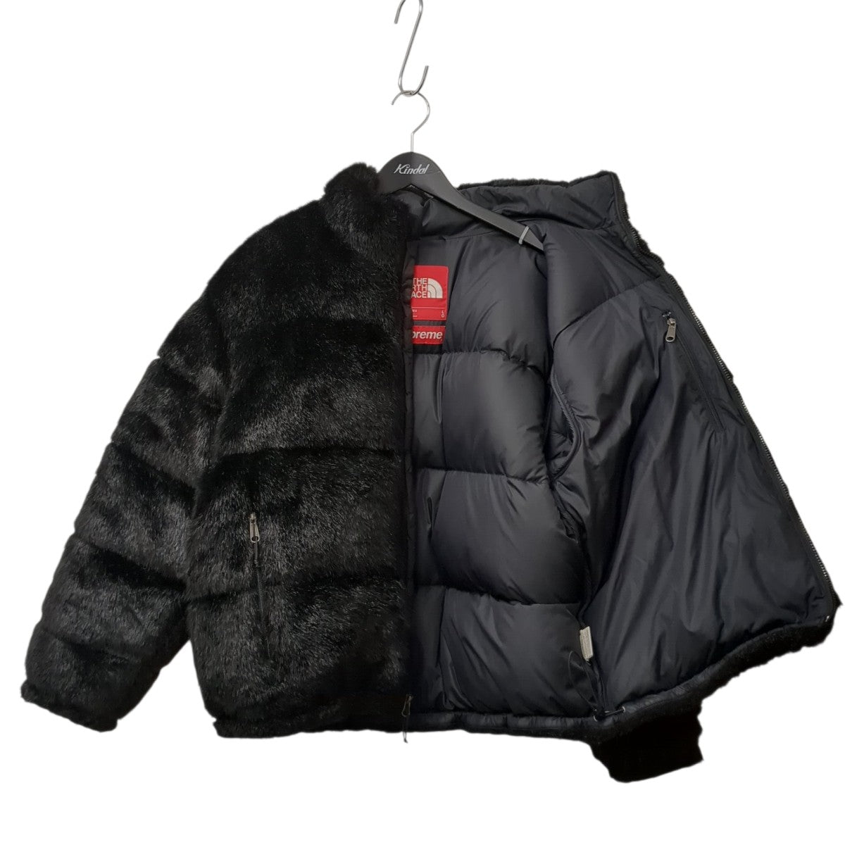 Supreme×THE NORTH FACE ファージャケットND920011 20AW Faux Fur Nuptse Jacket 古着・中古-2枚目のアイテム画像