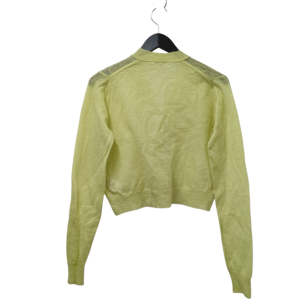 AURALEE 25SSカーディガンA25SC04FG KID MOHAIR SHEER KNIT CARDIGAN 古着・中古-2枚目のアイテム画像