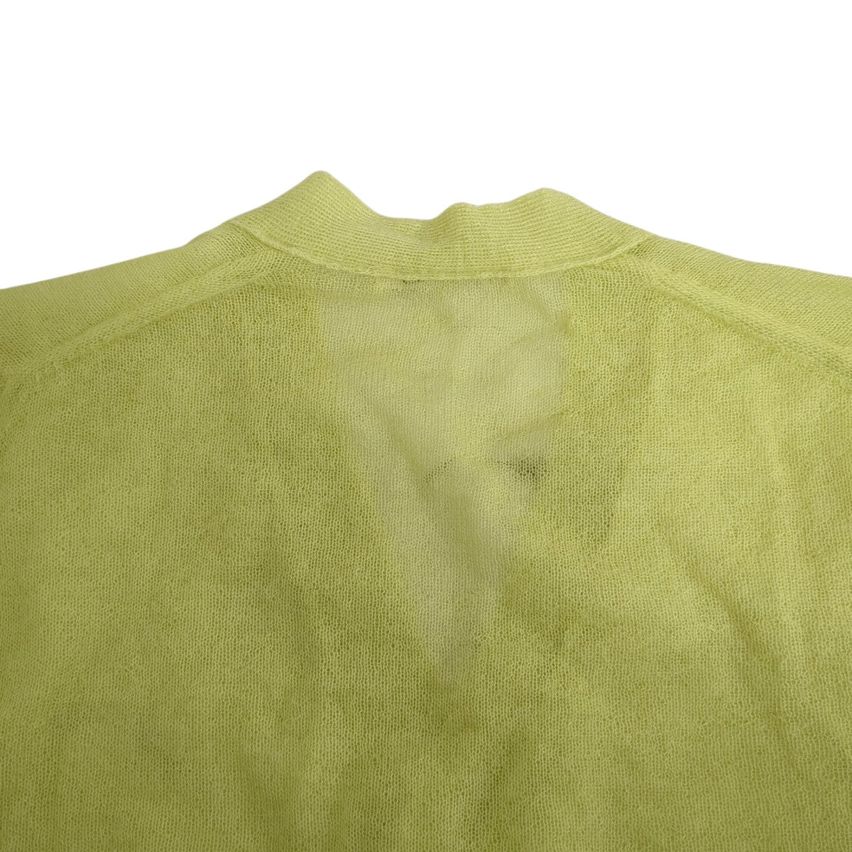 AURALEE 25SSカーディガンA25SC04FG KID MOHAIR SHEER KNIT CARDIGAN 古着・中古-4枚目のアイテム画像