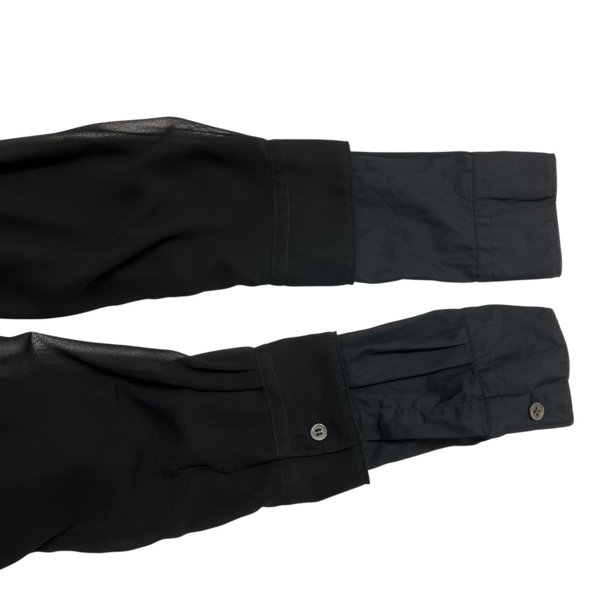 COMME des GARCONS 長袖シャツ ブラック XS COMME des GARCONS COMME des GARCONS(コムデギャルソン