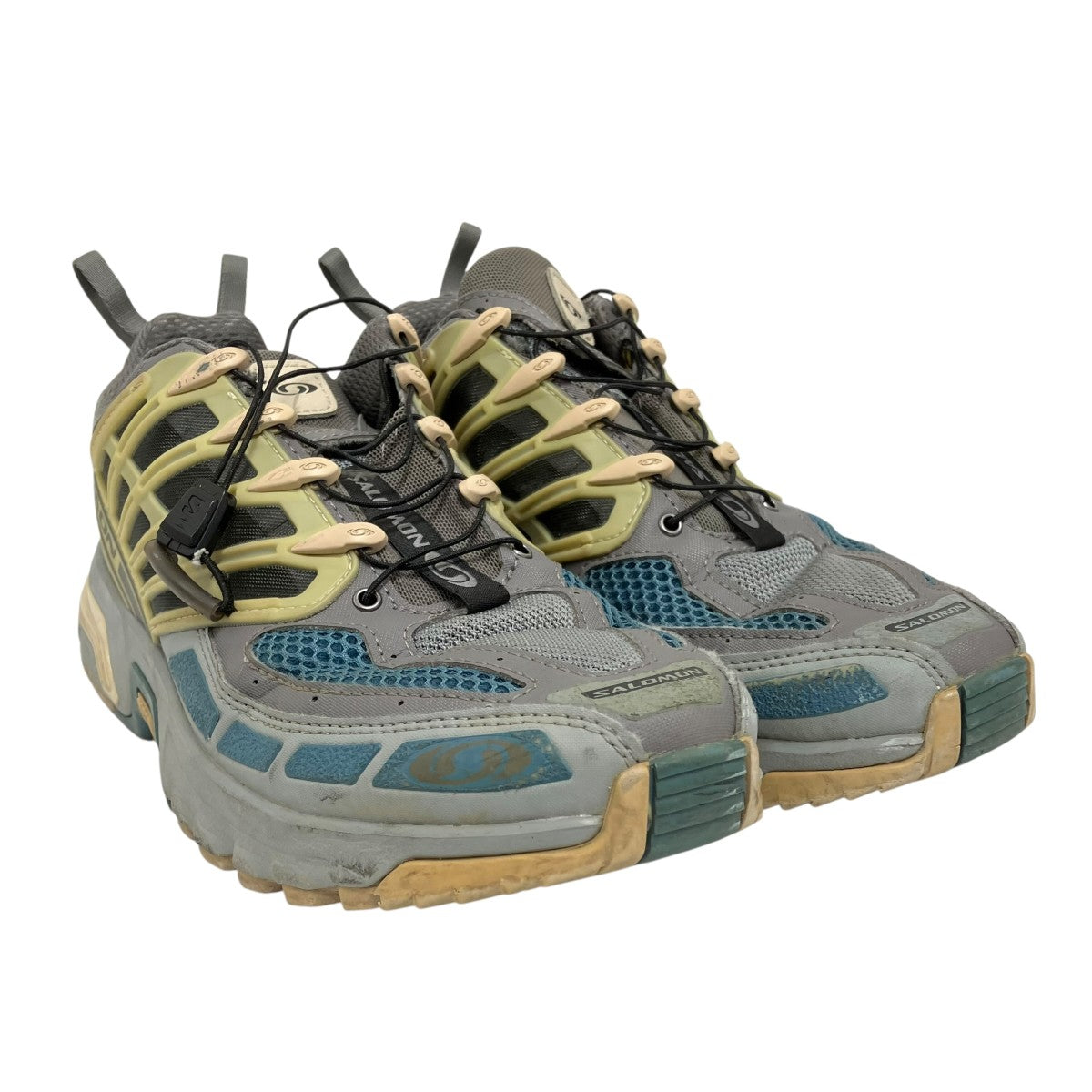 SALOMON ローカットスニーカー472990 acs pro pewter monument aegean blue 古着・中古-4枚目のアイテム画像