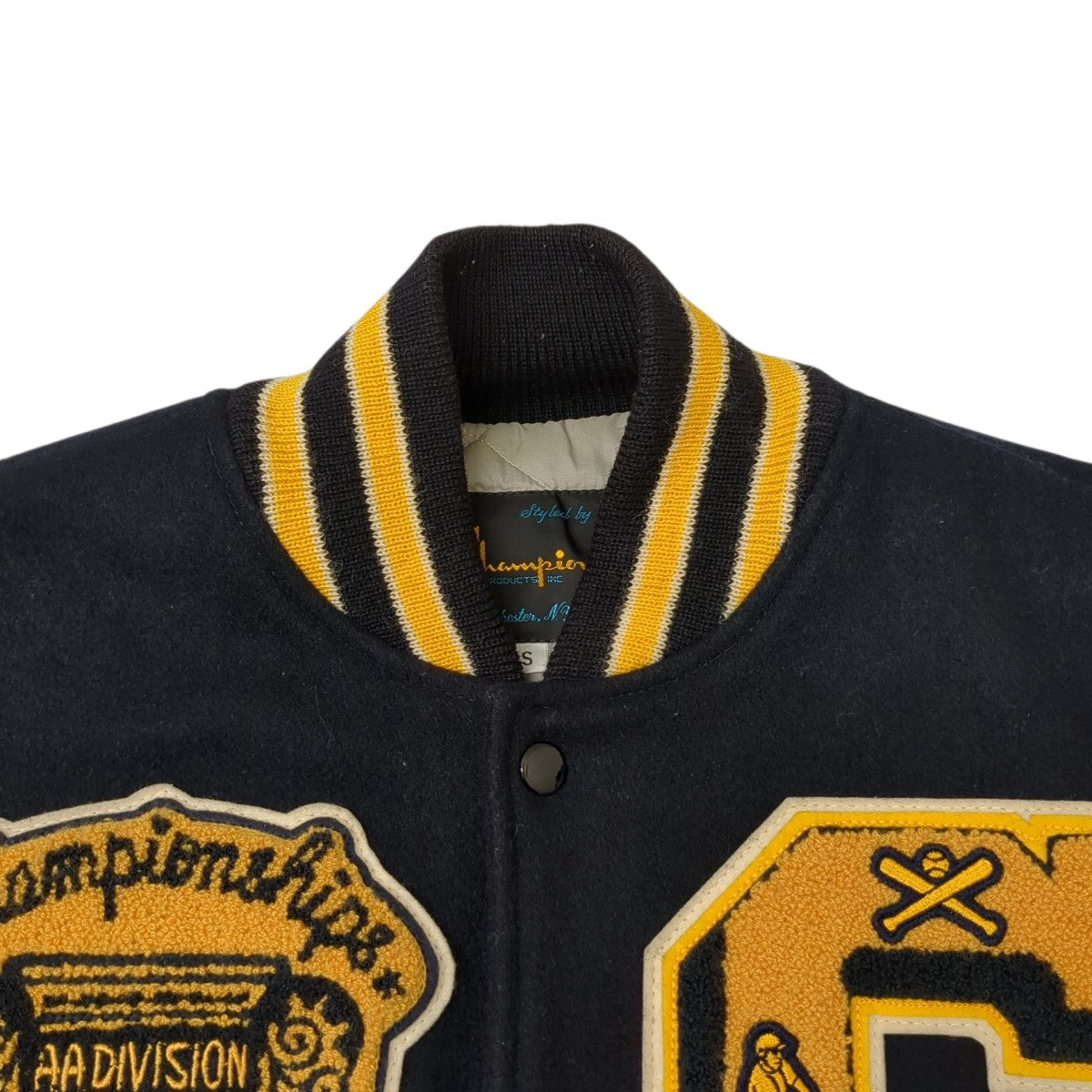 Champion BUDDY別注スタジャン 古着・中古-4枚目のアイテム画像