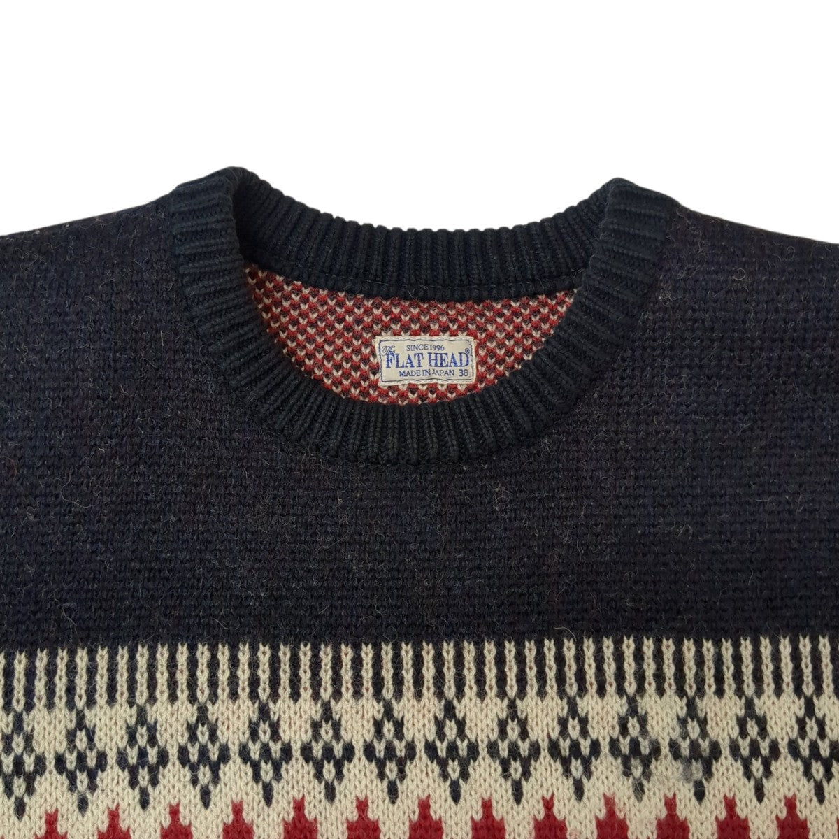 FLAT HEAD 厚手ニット026-275-6666 古着・中古-3枚目のアイテム画像
