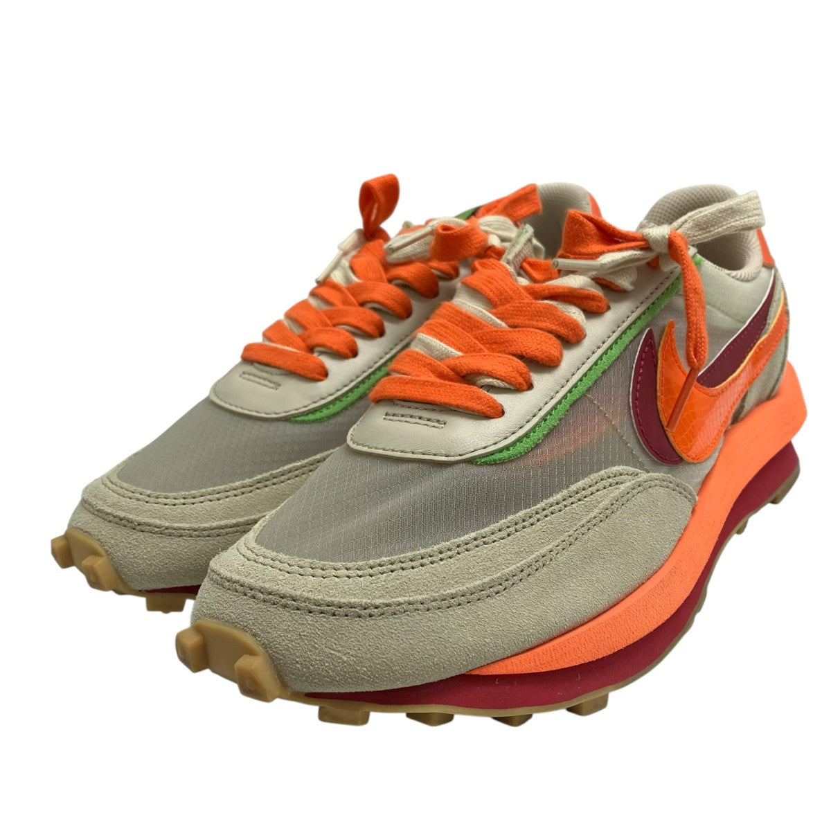 NIKE×sacai×CLOT ナイキ LDワッフルオレンジブレイズローカットスニーカーDH1347100 古着・中古-1枚目のアイテム画像