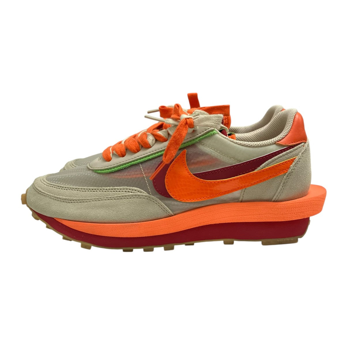NIKE×sacai×CLOT ナイキ LDワッフルオレンジブレイズローカットスニーカーDH1347100 古着・中古-3枚目のアイテム画像